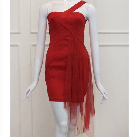 Jessica McClintock Dresses & Skirts - 💋💋JESSICA MCCLINTOCK ONE SHOULDER COCKTAIL DRESS